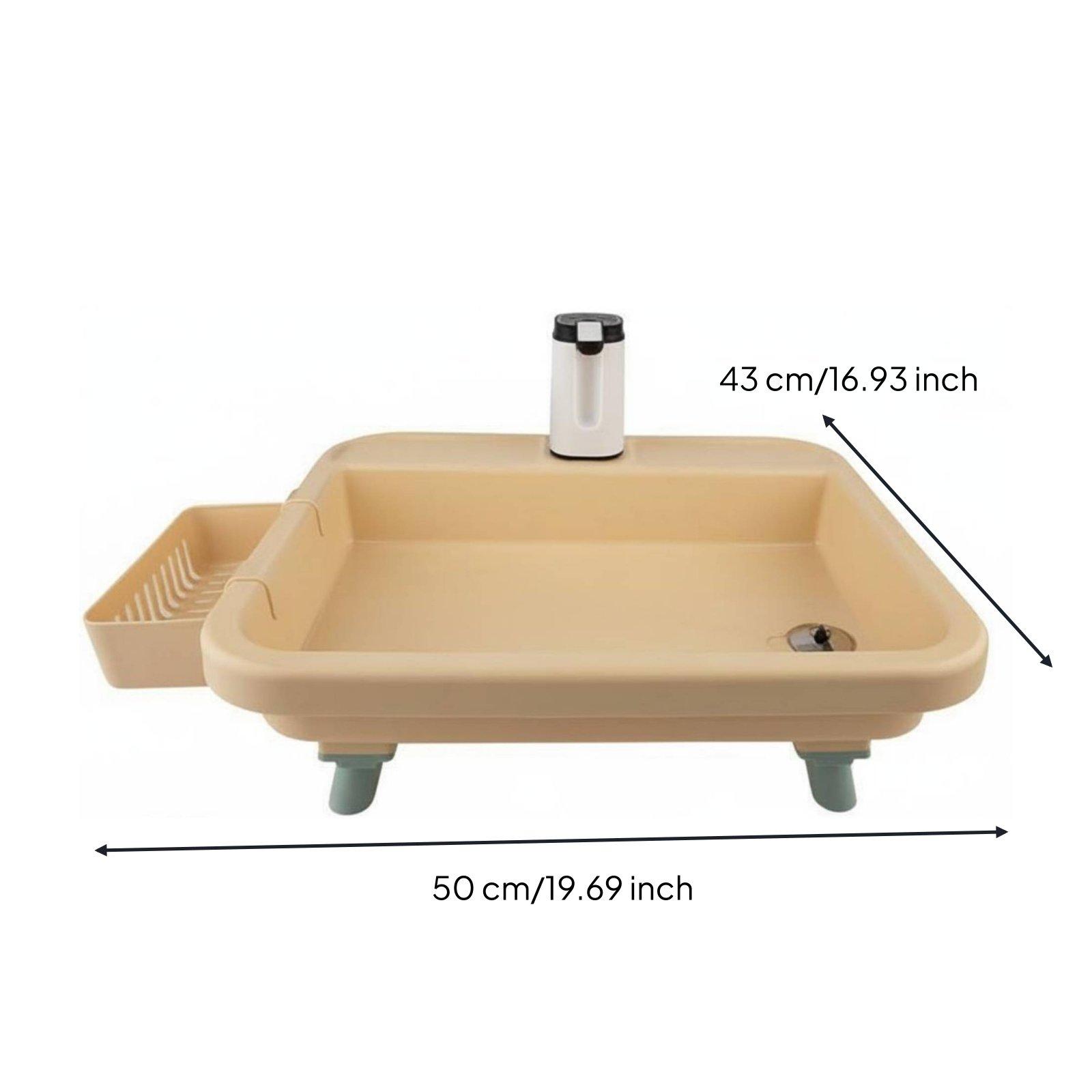 屋外キャンプ用洗面器 ポータブルシンク 電動ウォーターポンプ - Faucet のレビューと価格