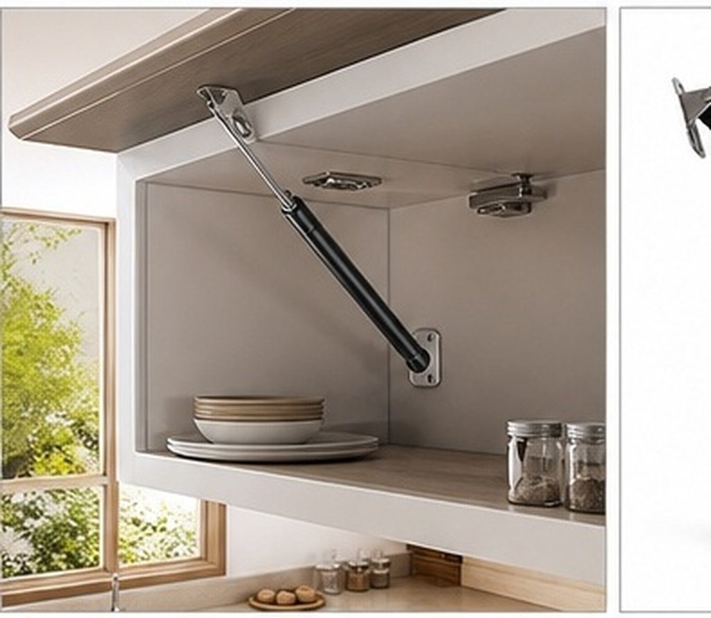 2個入り ガス圧式ヒンジ 油圧サポート キャビネット用ヒンジ - Cabinet Hinges のレビューと価格