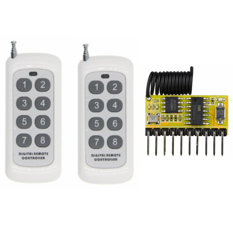 433MHz DC3V~5V 8CH 多機能デコード受信機モ - Light Switch のレビューと価格