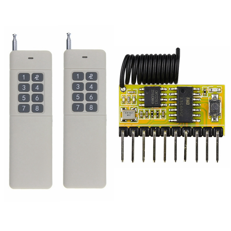 433MHz DC3V~5V 8CH 多機能デコード受信機モ - Light Switch のレビューと価格