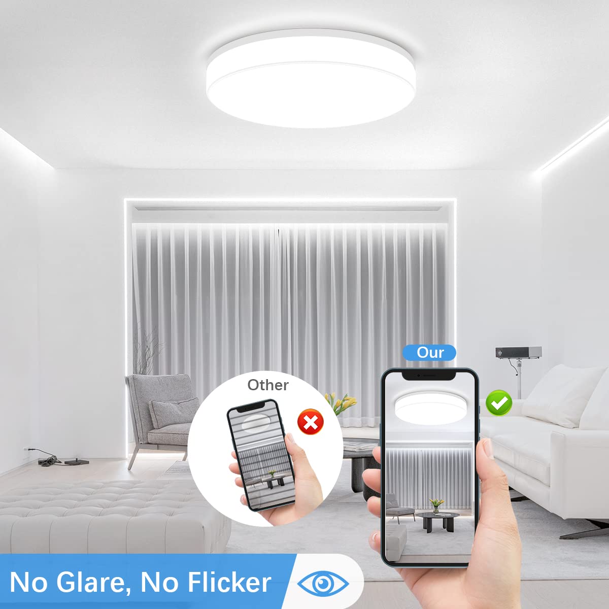 Iralan-ニュートラルシーリングライト,廊下,トイレ,ク - Light Switch のレビューと価格